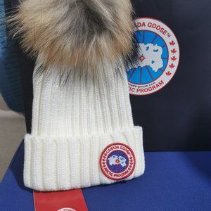 Canada Goose merino wool pom pom Beanie